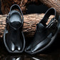 Black Round Charsadda Chappal - 702